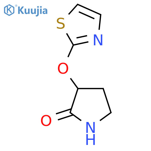 3-(1,3-Thiazol-2-yloxy)pyrrolidin-2-one structure