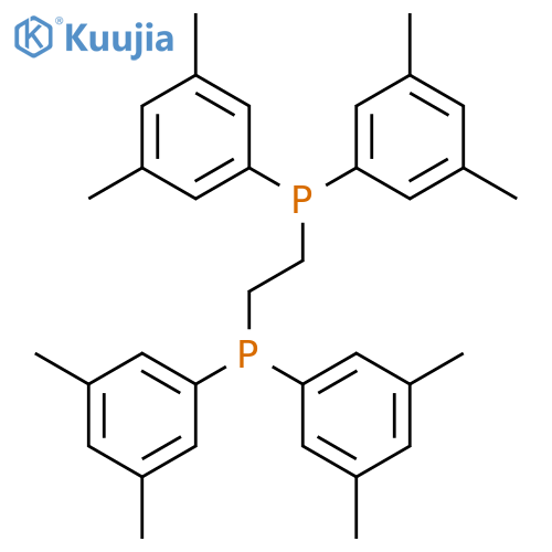 Phosphine,1,2-ethanediylbis[bis(3,5-dimethylphenyl)- (9CI) structure