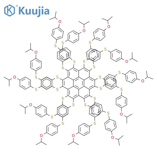 Coronene, dodecakis[[4-[[4-(1-methylethoxy)phenyl]thio]phenyl]thio]- structure