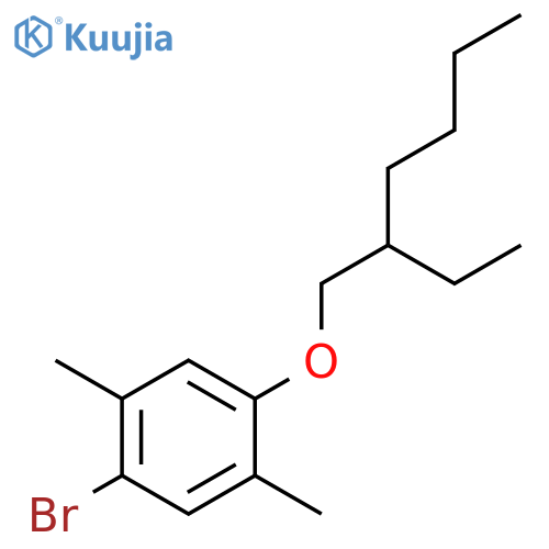 Benzene, 1-bromo-4-[(2-ethylhexyl)oxy]-2,5-dimethyl- structure
