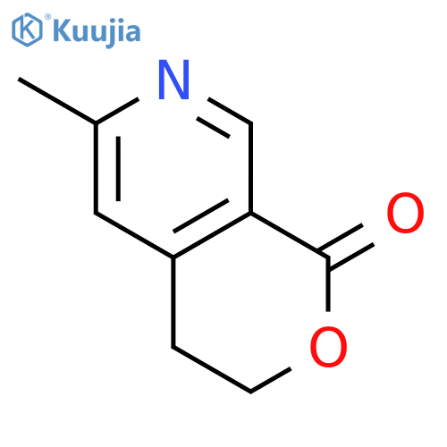 1H-Pyrano[3,4-c]pyridin-1-one,3,4-dihydro-6-methyl- structure