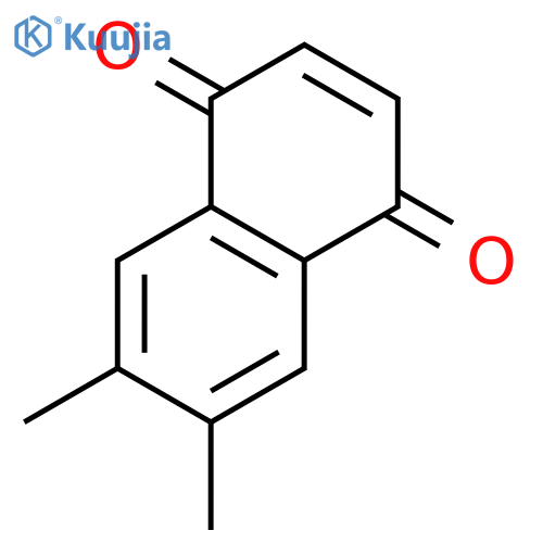 1,4-Naphthalenedione,6,7-dimethyl- structure