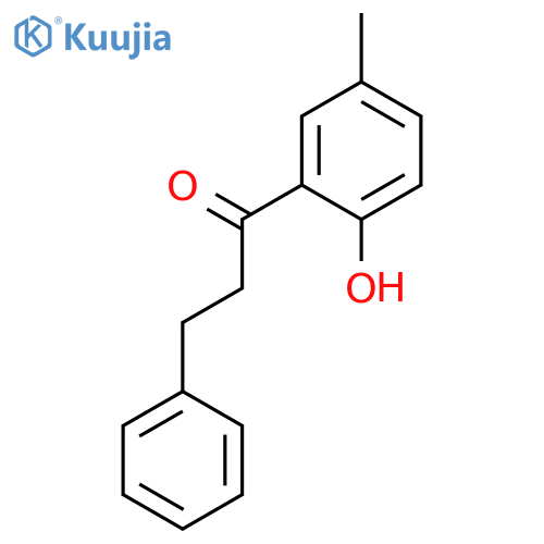 1-PROPANONE, 1-(2-HYDROXY-5-METHYLPHENYL)-3-PHENYL- structure