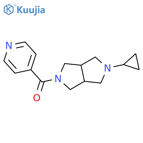 4-{5-cyclopropyl-octahydropyrrolo3,4-cpyrrole-2-carbonyl}pyridine structure