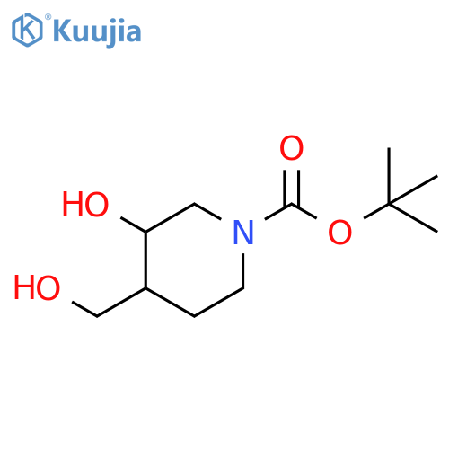 Tert-Butyl 3-Hydroxy-4-(Hydroxymethyl)Piperidine-1-Carboxylate structure