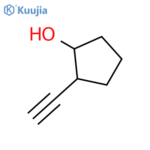 2-ethynylcyclopentan-1-ol structure