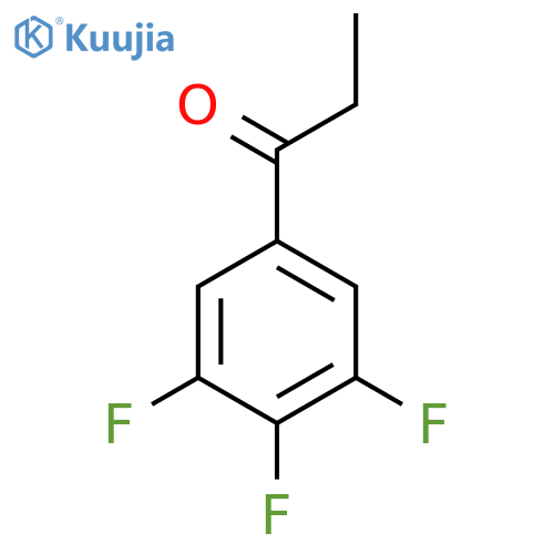 3',4',5'-Trifluoropropiophenone structure