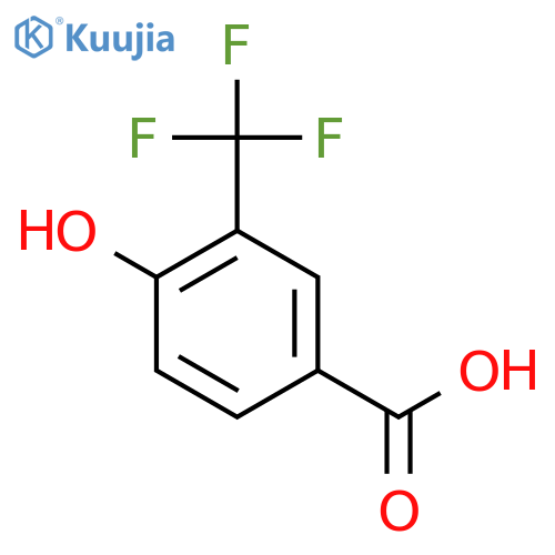 4-Hydroxy-3-(trifluoromethyl)benzoic Acid structure