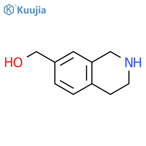7-Isoquinolinemethanol, 1,2,3,4-tetrahydro- structure