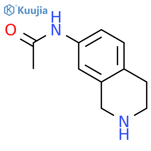N-(1,2,3,4-tetrahydroisoquinolin-7-yl)acetamide structure