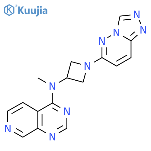 N-methyl-N-{pyrido[3,4-d]pyrimidin-4-yl}-1-{[1,2,4]triazolo[4,3-b]pyridazin-6-yl}azetidin-3-amine structure
