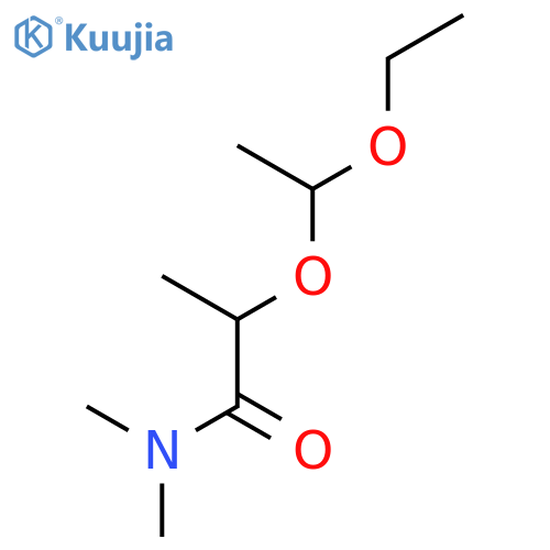 Propanamide, 2-(1-ethoxyethoxy)-N,N-dimethyl-, (2S)- structure