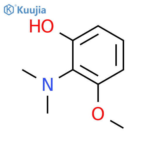 Phenol, 2-(dimethylamino)-3-methoxy- structure