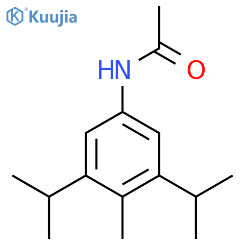 Acetamide, N-[4-methyl-3,5-bis(1-methylethyl)phenyl]- structure