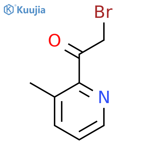 Ethanone,2-bromo-1-(3-methyl-2-pyridinyl)- structure