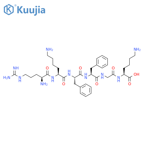 L-Lysine, L-arginyl-L-lysyl-L-phenylalanyl-L-phenylalanylglycyl- structure