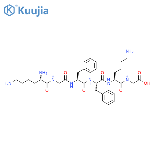 Glycine, L-lysylglycyl-L-phenylalanyl-L-phenylalanyl-L-lysyl- structure