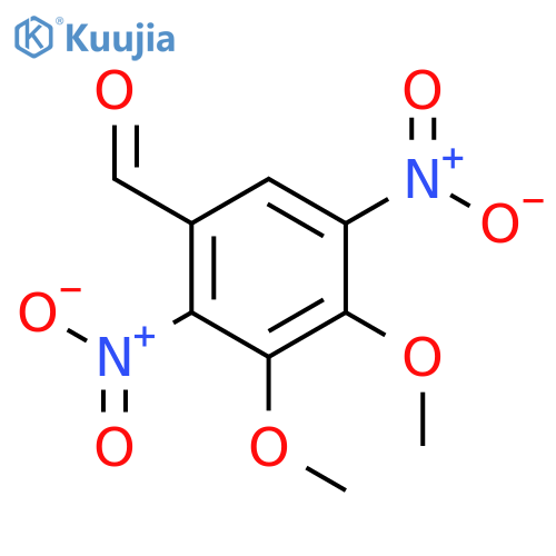 3,4-Dimethoxy-2,5-dinitrobenzaldehyde structure