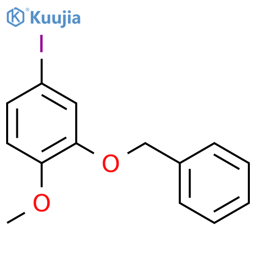 Benzene, 4-iodo-1-methoxy-2-(phenylmethoxy)- structure