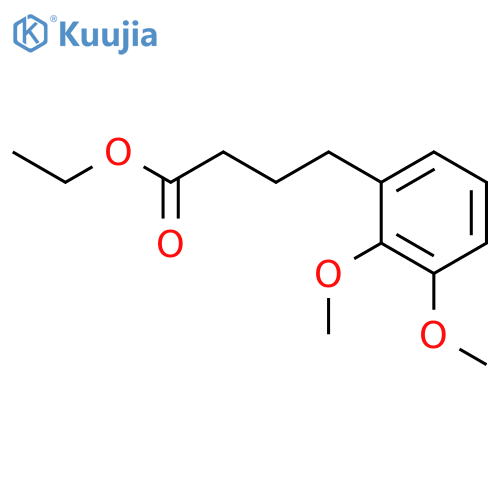 Benzenebutanoic acid, 2,3-dimethoxy-, ethyl ester structure