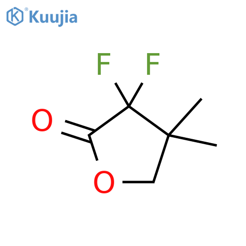 2(3H)-Furanone,3,3-difluorodihydro-4,4-dimethyl- structure
