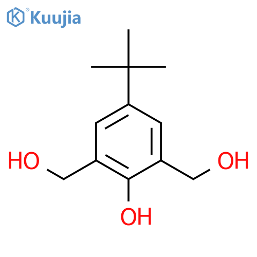 4-tert-Butyl-2,6-bis(hydroxymethyl)phenol structure