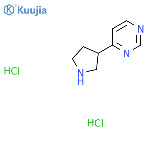 4-(3-Pyrrolidinyl)pyrimidine dihydrochloride structure