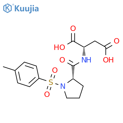 L-Aspartic acid, 1-[(4-methylphenyl)sulfonyl]-L-prolyl- structure