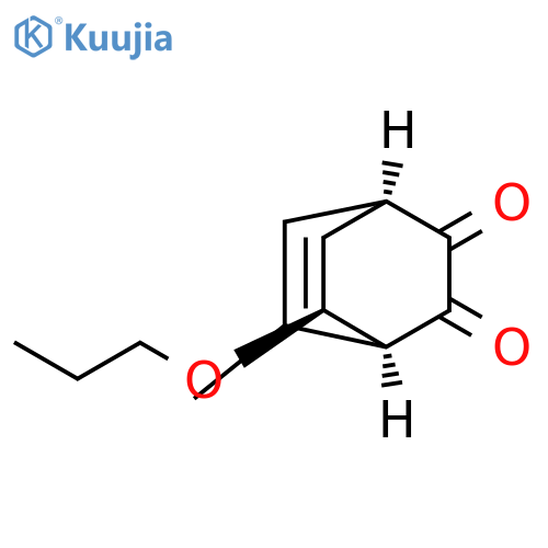Bicyclo[2.2.2]oct-5-ene-2,3-dione,5-methyl-8-propoxy-, (1R,4R,8R)-rel- structure