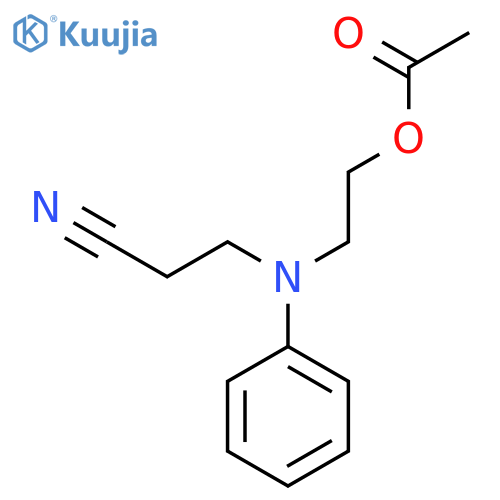 N-Cyanoethyl-N-acetoxyethylaniline structure