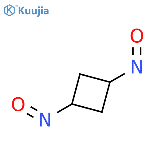 Cyclobutane, 1,3-dinitroso-, cis- structure