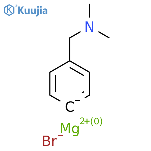 (4-Dimethylaminomethyl)phenylmagnesium bromide structure