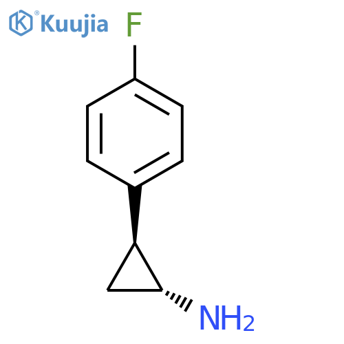 (1R,2S)-2-(4-fluorophenyl)cyclopropanamine structure