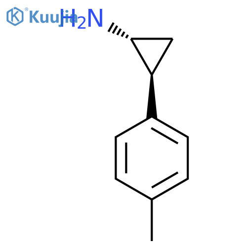 rac-(1R,2S)-2-(4-methylphenyl)cyclopropan-1-amine structure