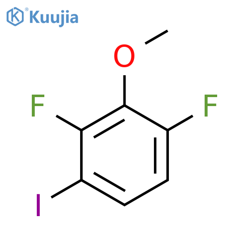 1,3-Difluoro-4-iodo-2-methoxybenzene structure