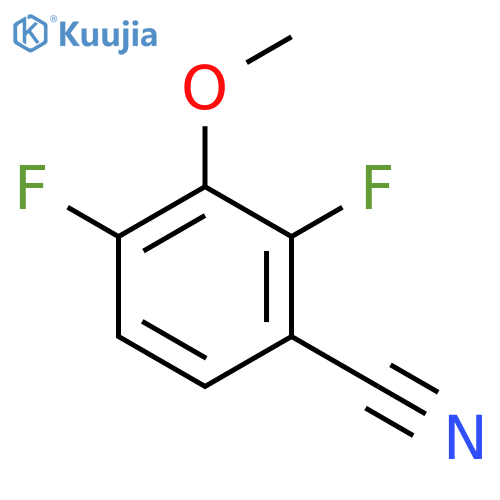 2,4-Difluoro-3-methoxybenzonitrile structure