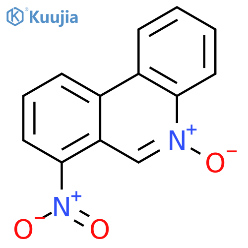 Phenanthridine, 7-nitro-, 5-oxide structure