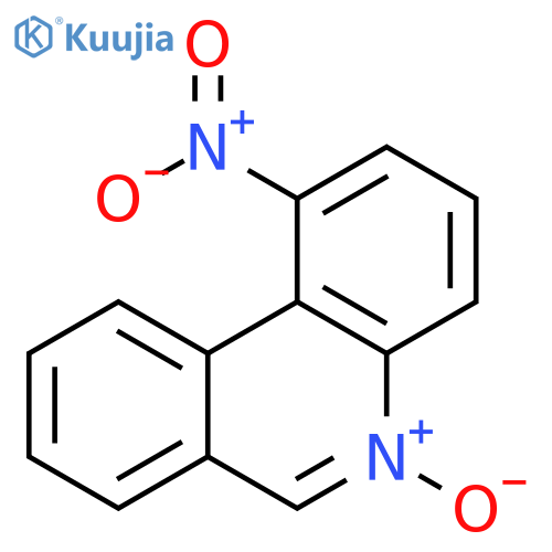 Phenanthridine, 1-nitro-, 5-oxide structure