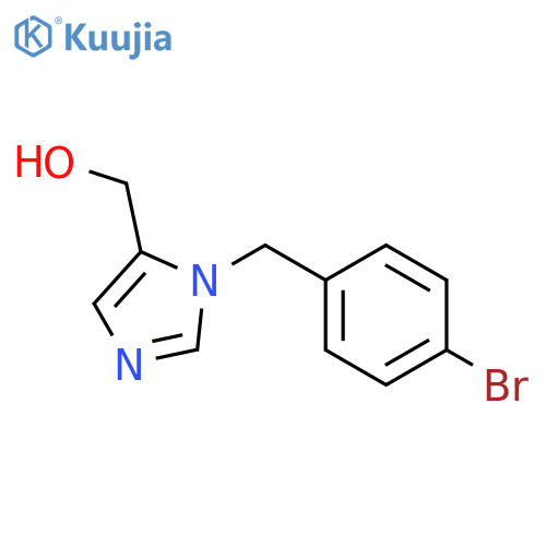 3-(4-Bromophenyl)methylimidazol-4-ylmethanol structure