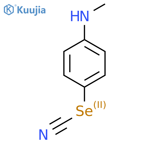 4-(Methylamino)phenyl selenocyanate structure