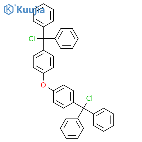 Benzene, 1,1'-oxybis[4-(chlorodiphenylmethyl)- structure