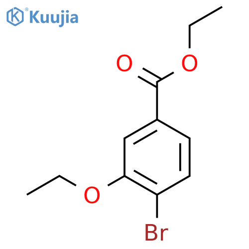 4-Bromo-3-ethoxybenzoic acid ethyl ester structure