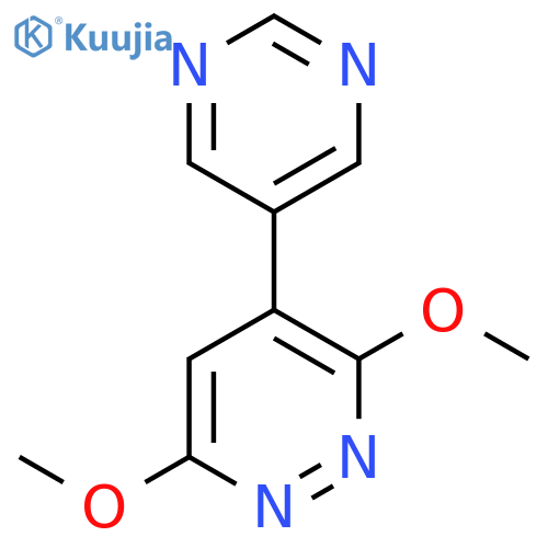 3,6-dimethoxy-4-(5-pyrimidinyl)-Pyridazine structure
