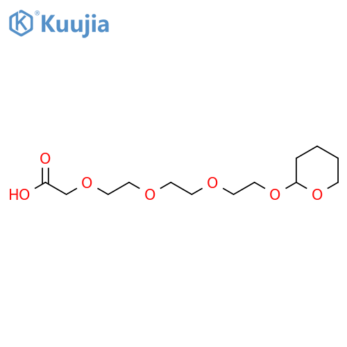 (2-{2-2-(Tetrahydropyran-2-yloxy)-ethoxy-ethoxy}-ethoxy)-acetic acid structure
