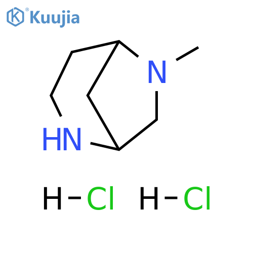 6-methyl-2,6-diazabicyclo3.2.1octane dihydrochloride structure