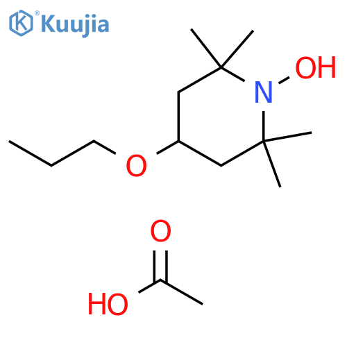 Piperidine, 1-hydroxy-2,2,6,6-tetramethyl-4-propoxy-, acetate (1:1) structure