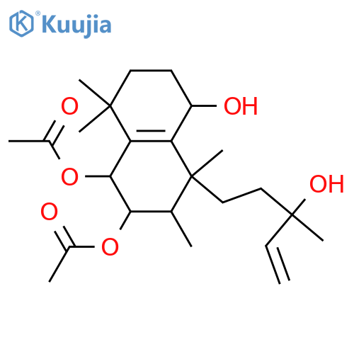 5(10),14-Halimadiene-1,6,7,13-tetrol; (1α,6β,7β,8α,13R)-form, 6,7-Di-Ac structure