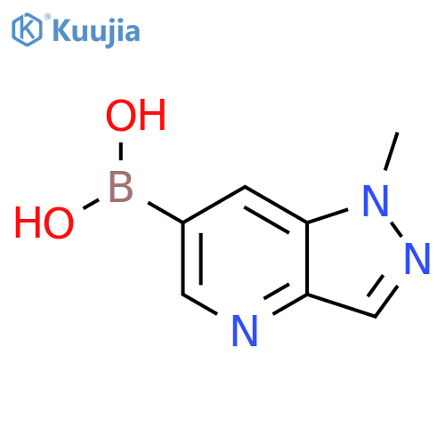 Boronic acid, B-(1-methyl-1H-pyrazolo[4,3-b]pyridin-6-yl)- structure