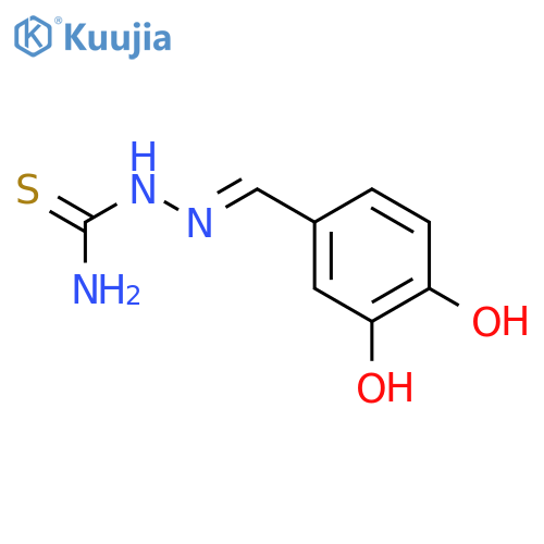 Hydrazinecarbothioamide,2-[(3,4-dihydroxyphenyl)methylene]- structure