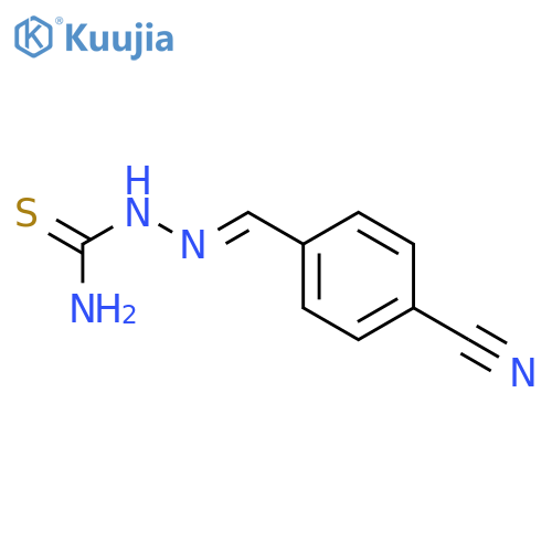 Hydrazinecarbothioamide,2-[(4-cyanophenyl)methylene]- structure